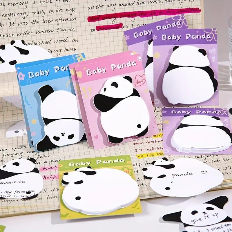 (Buy 1 Get 1 Free) Mini Cute Panda Sticky Notes l Pack of 1 includes 30 sheets l 3X3 - Image 7