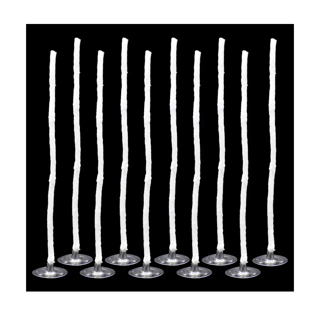 Candle Wicks 7" with Tab (Pack of 10) – Ready to Use for DIY Candles - Image 2