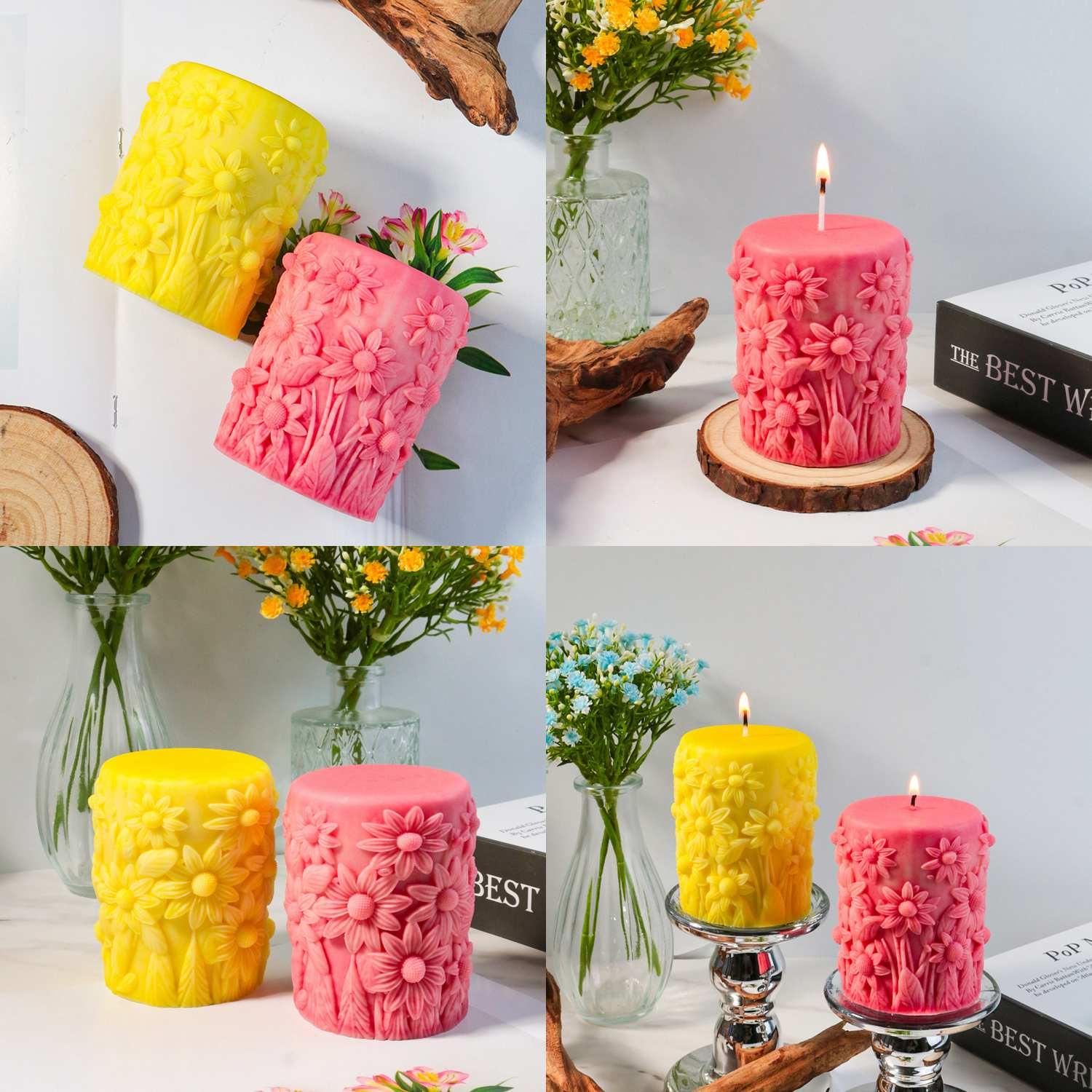 Candle & Resin Silicone Mould Candle Making  l Pack of 1 - Image 3
