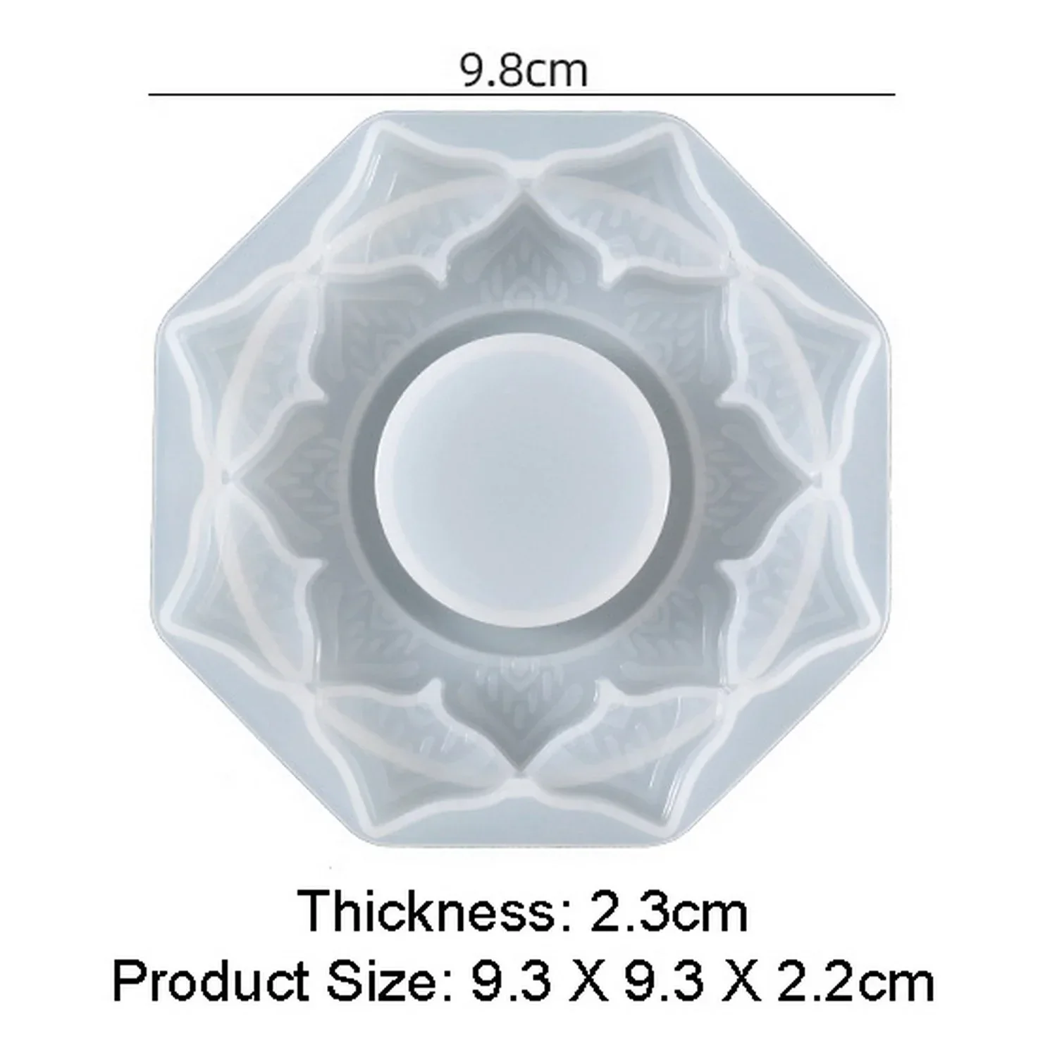 Candle & Resin Silicone Mould Open Lotus JSM19 l Pack of 1 - Image 2