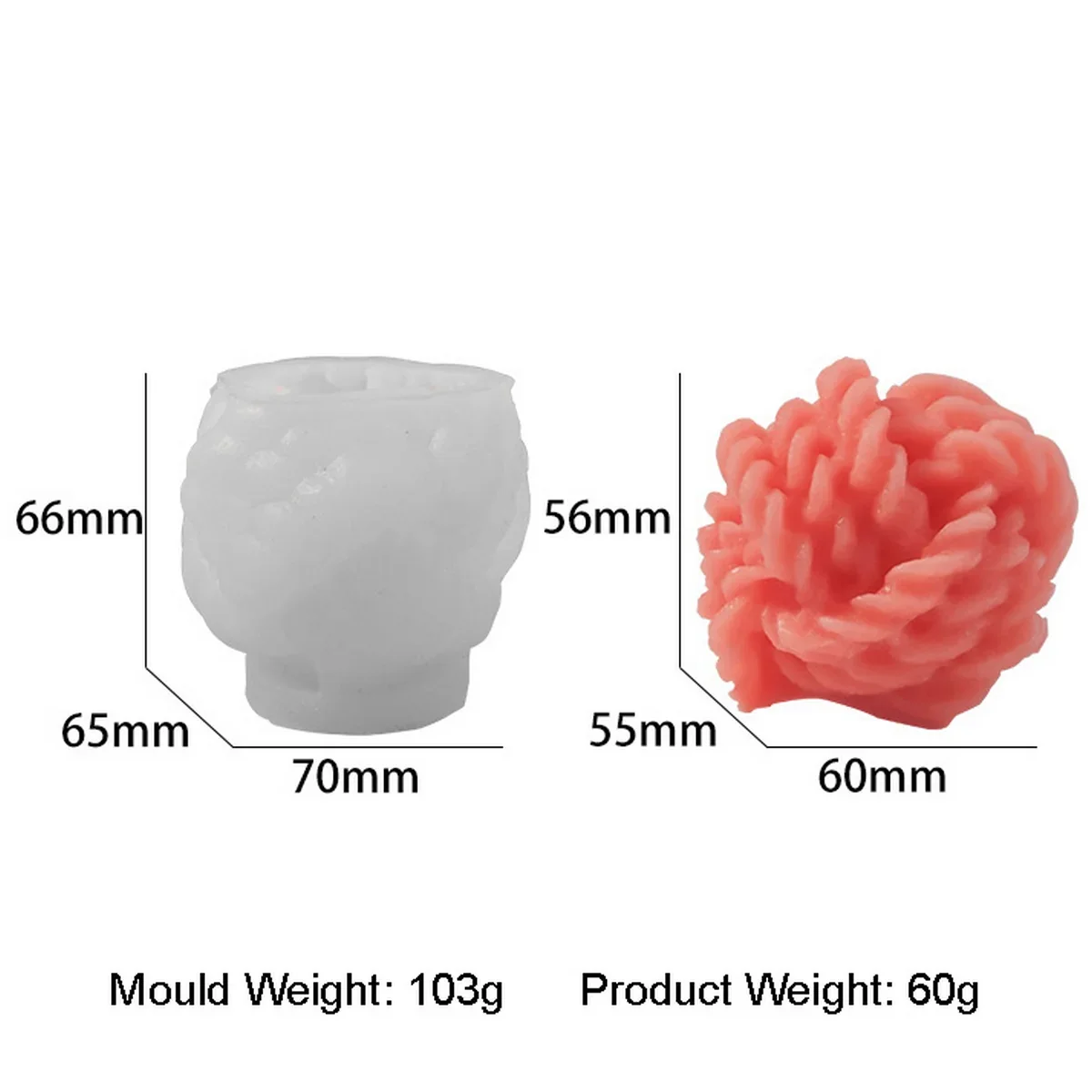 Candle & Resin Silicone Mould Rope Candle JSM185 l Pack of 1 - Image 2