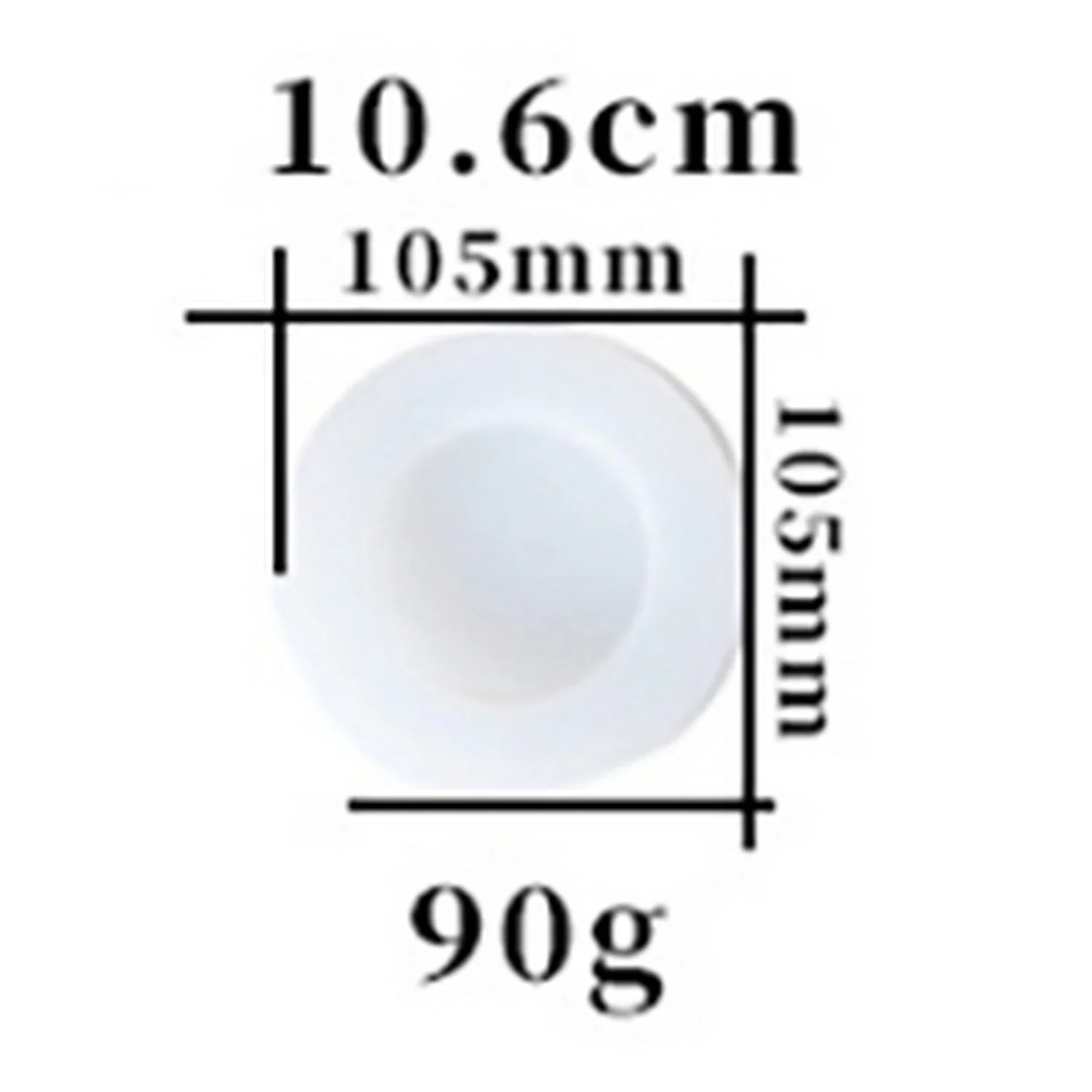 Candle & Resin Silicone Mould Round Design Tray l Pack of 1 - Image 2