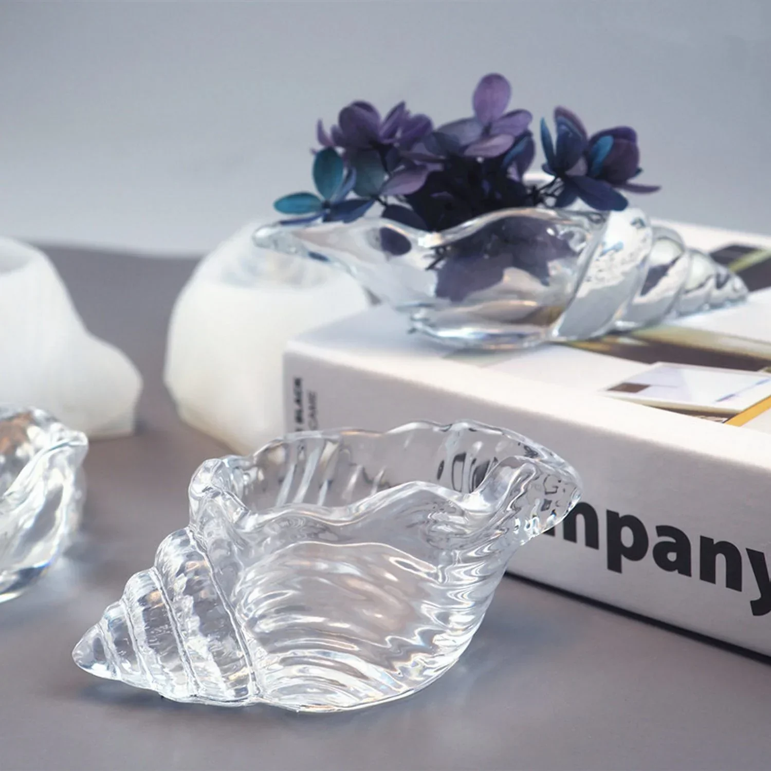 Candle & Resin Silicone Mould shell design l Pack of 1 - Image 3