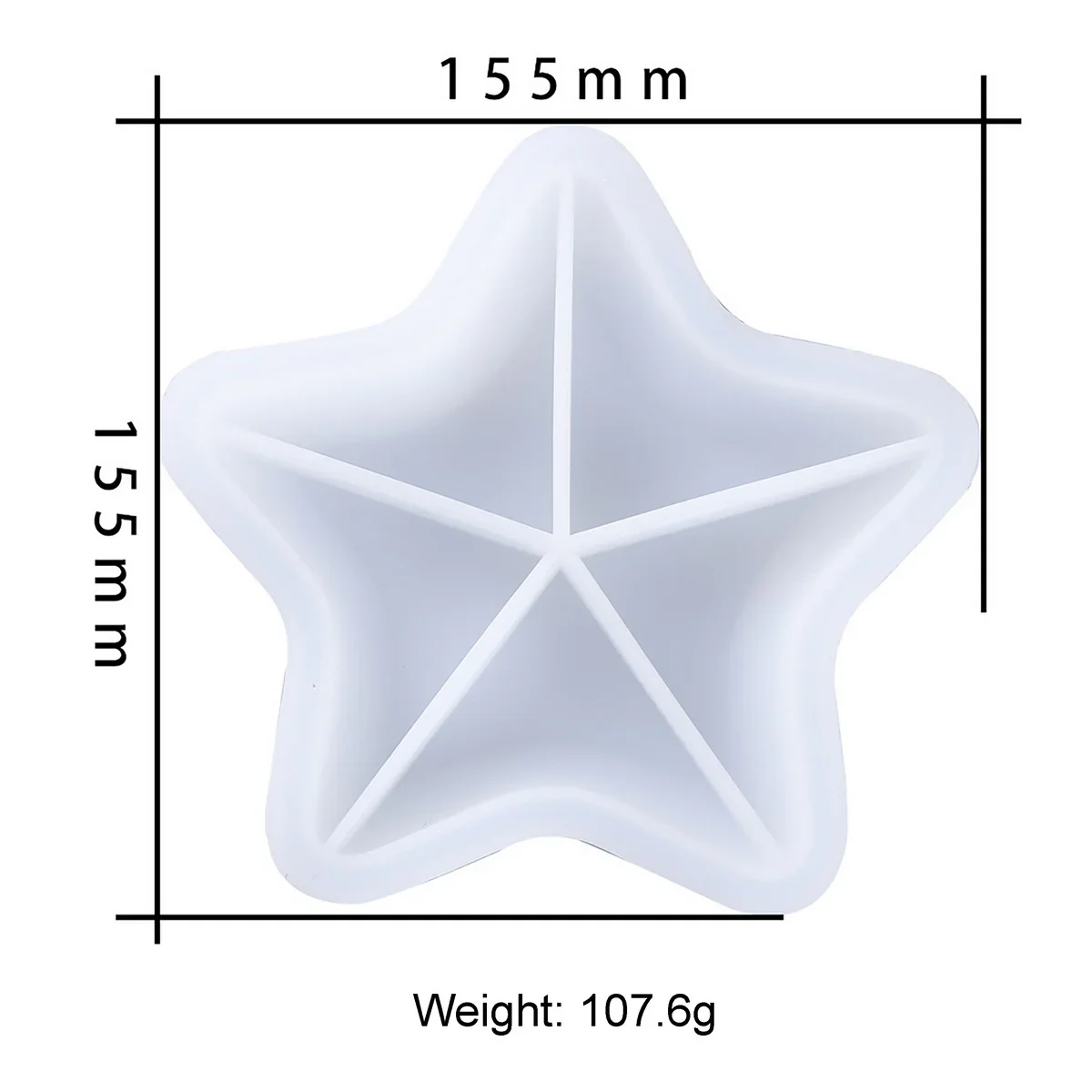 Candle & Resin Silicone Mould Star Fish JSM11 l Pack of 1 - Image 2
