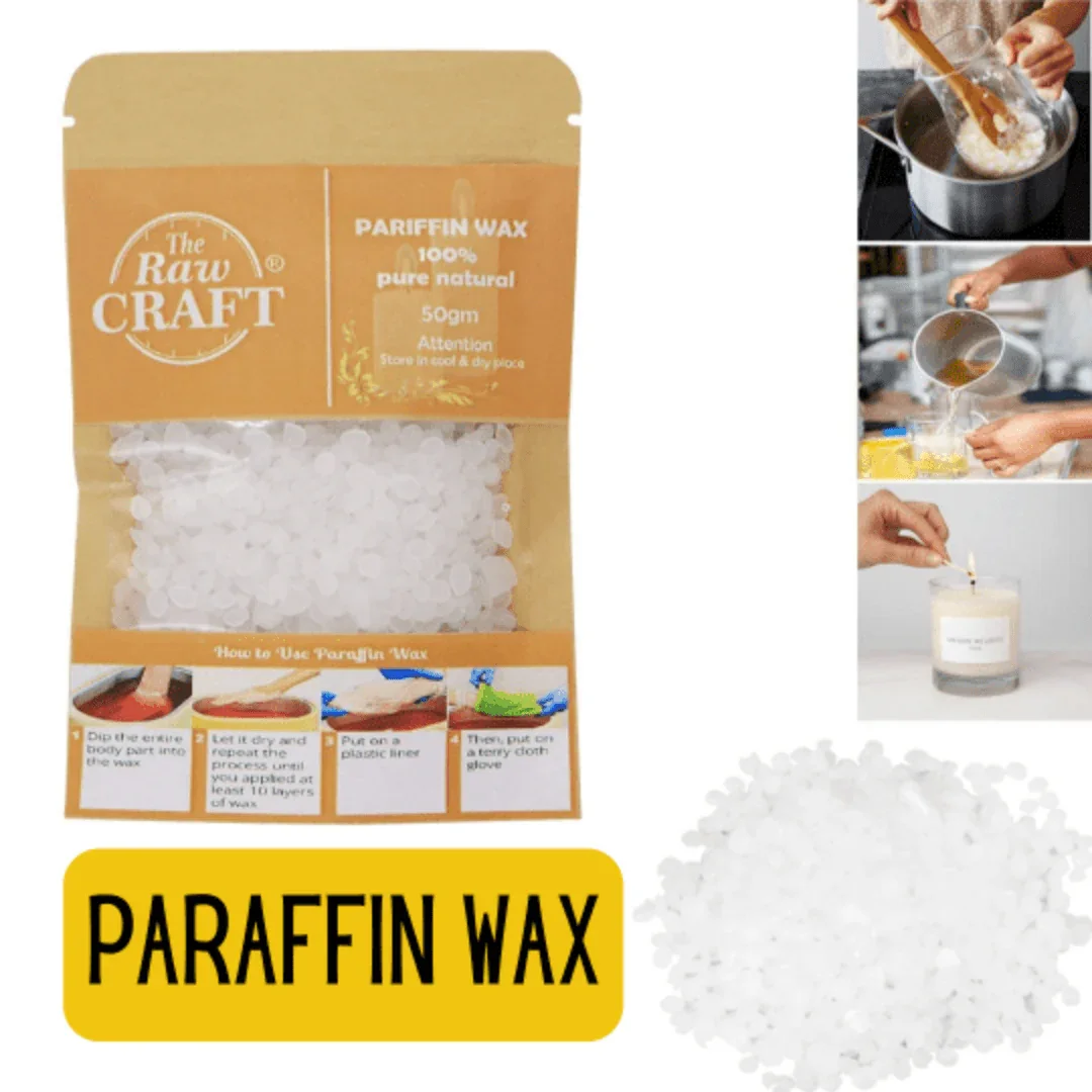 Candle Wax, White Paraffin Granules Wax 50GM for DIY Candle Making - Image 2
