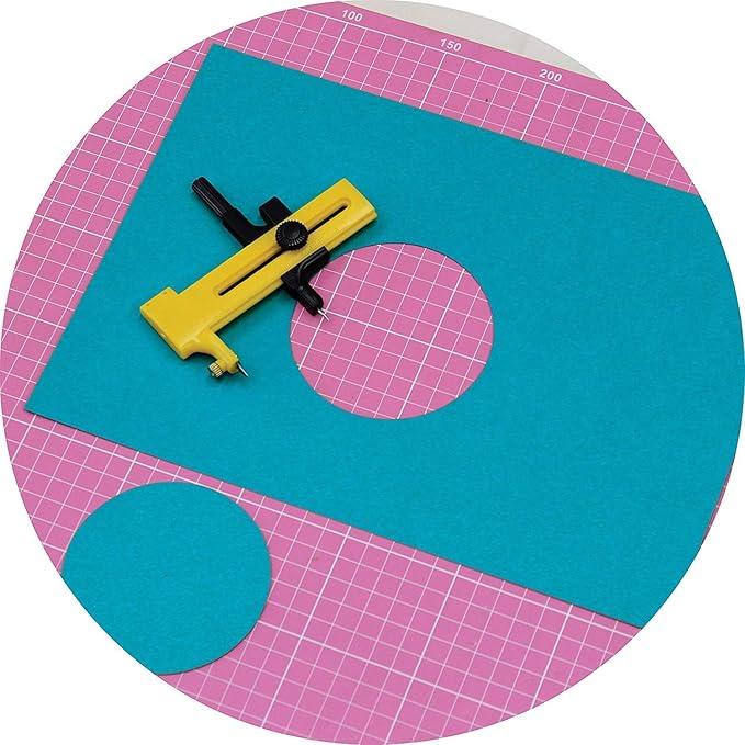 The Art Box Compass 10mm-150 mm Circle Cutter, Fabric Circle Cutter, Circle Cutter for Paper Crafts, Compass Cutter, Circular Cutter Tool - Image 5