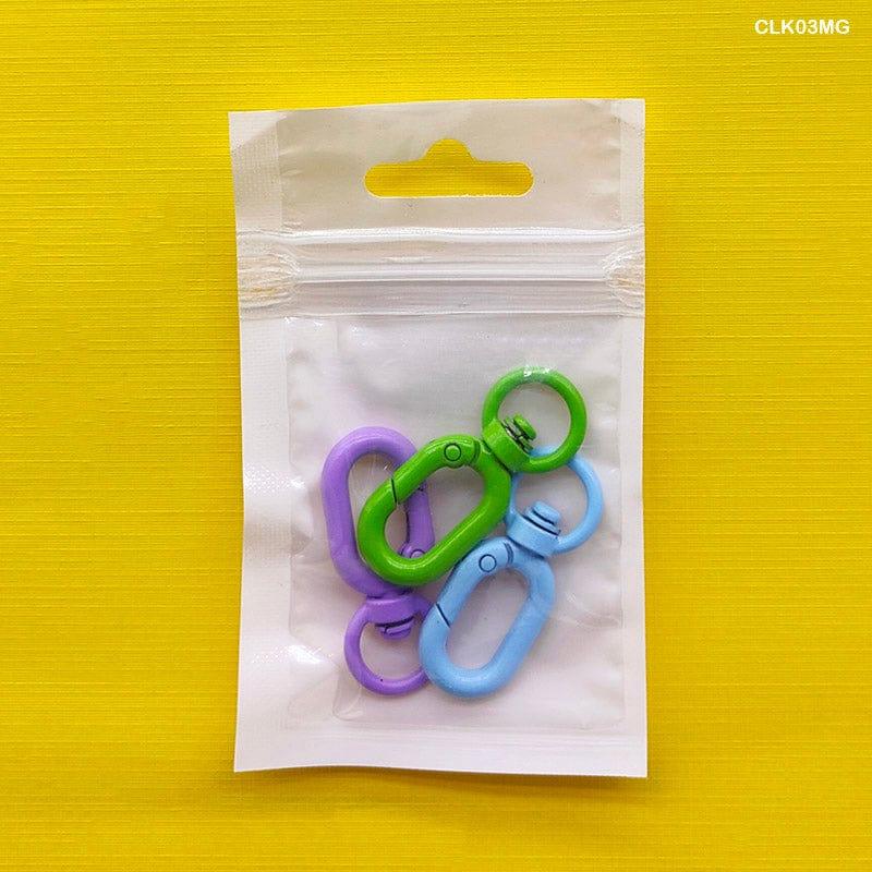 Colorful Capsule Key Chain Hooks 37x15mm - 3 Piece Set - Image 3