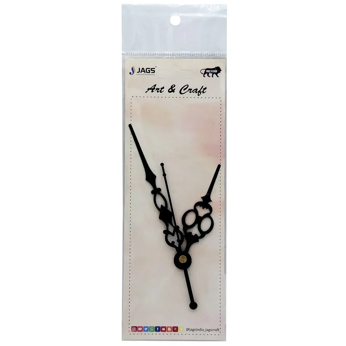 Clock hands set medium black Monalisa - Image 4