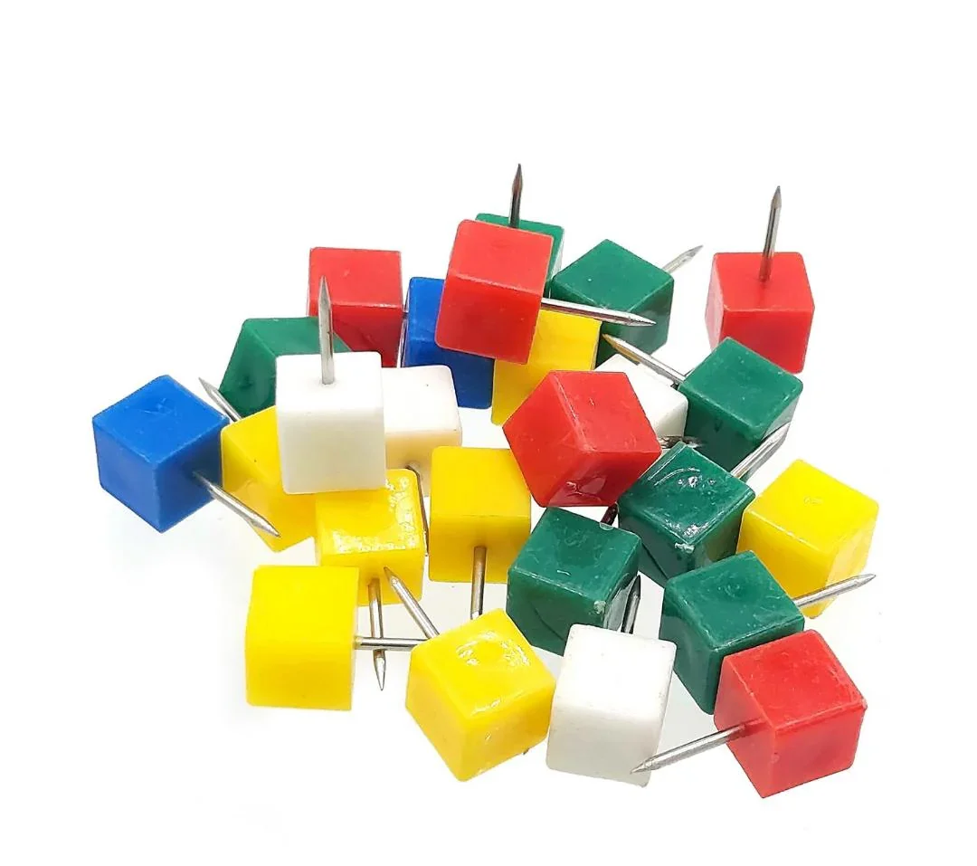 Colour Soft Board Push Pin – Square Shape | 25 Pcs | CSBP00 - Image 3