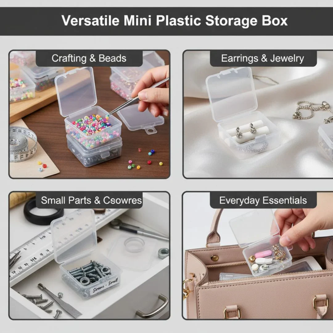 Mini Plastic Storage Container Box – 4520 - Image 8