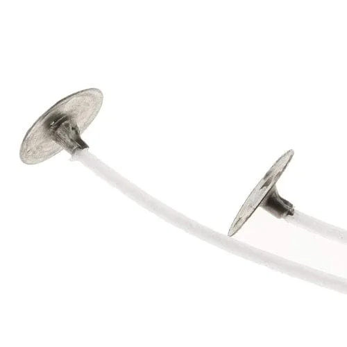 Cotton Candle Wick Wax Coated pre Tabbed DIY Candle Making Wicks (3 inches)- Contain 1 Unit5 Pieces - Image 3
