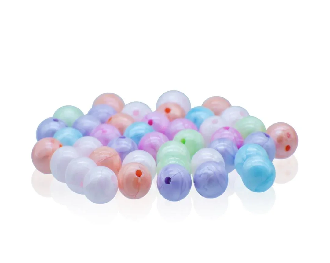 Craft Beads Round Pastel Mix Colours 10MM 20Gsm – JCBR03 - Image 4
