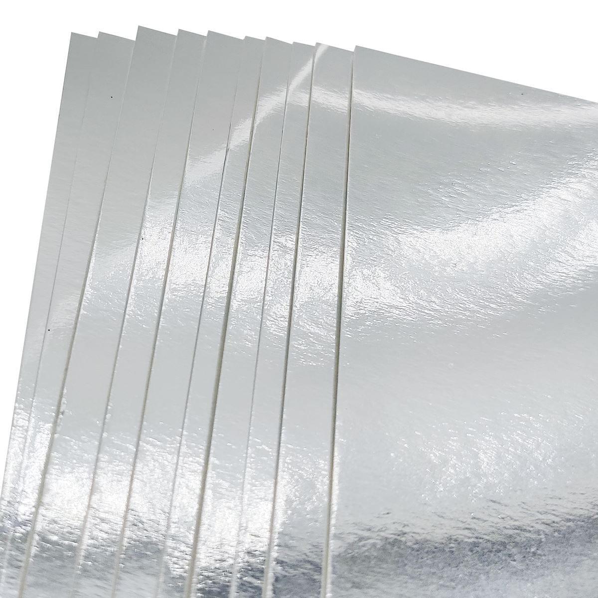 Craft Paper Mirro Silver Fines 10Sheet A3 - Image 2