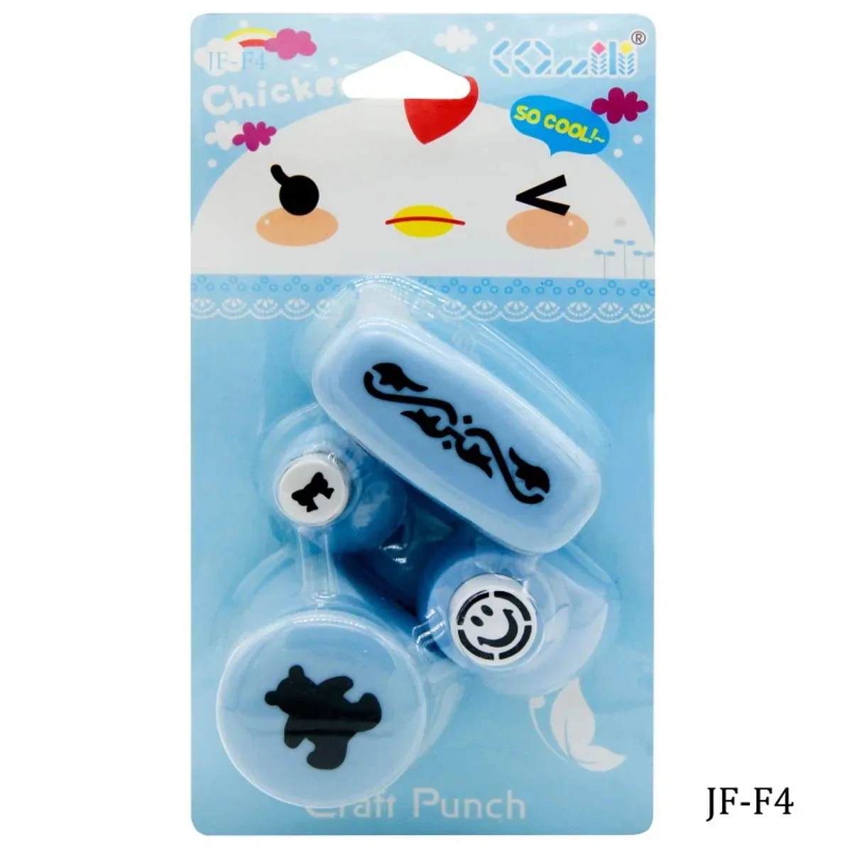 Craft Punch Set Mix 821,822,823,829 4pcs JF-F4 - Image 5