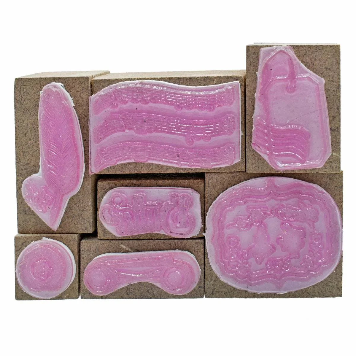Craft Stamp Set Music Fether 7 Pcs Set CSSC06 - Image 2