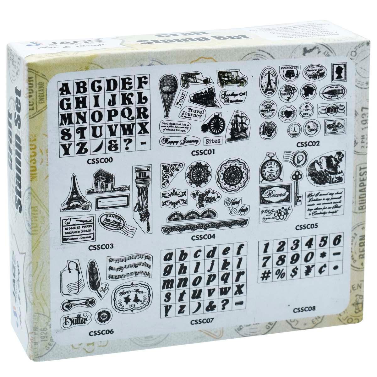 Craft Stamp Set Music Fether 7 Pcs Set CSSC06 - Image 4