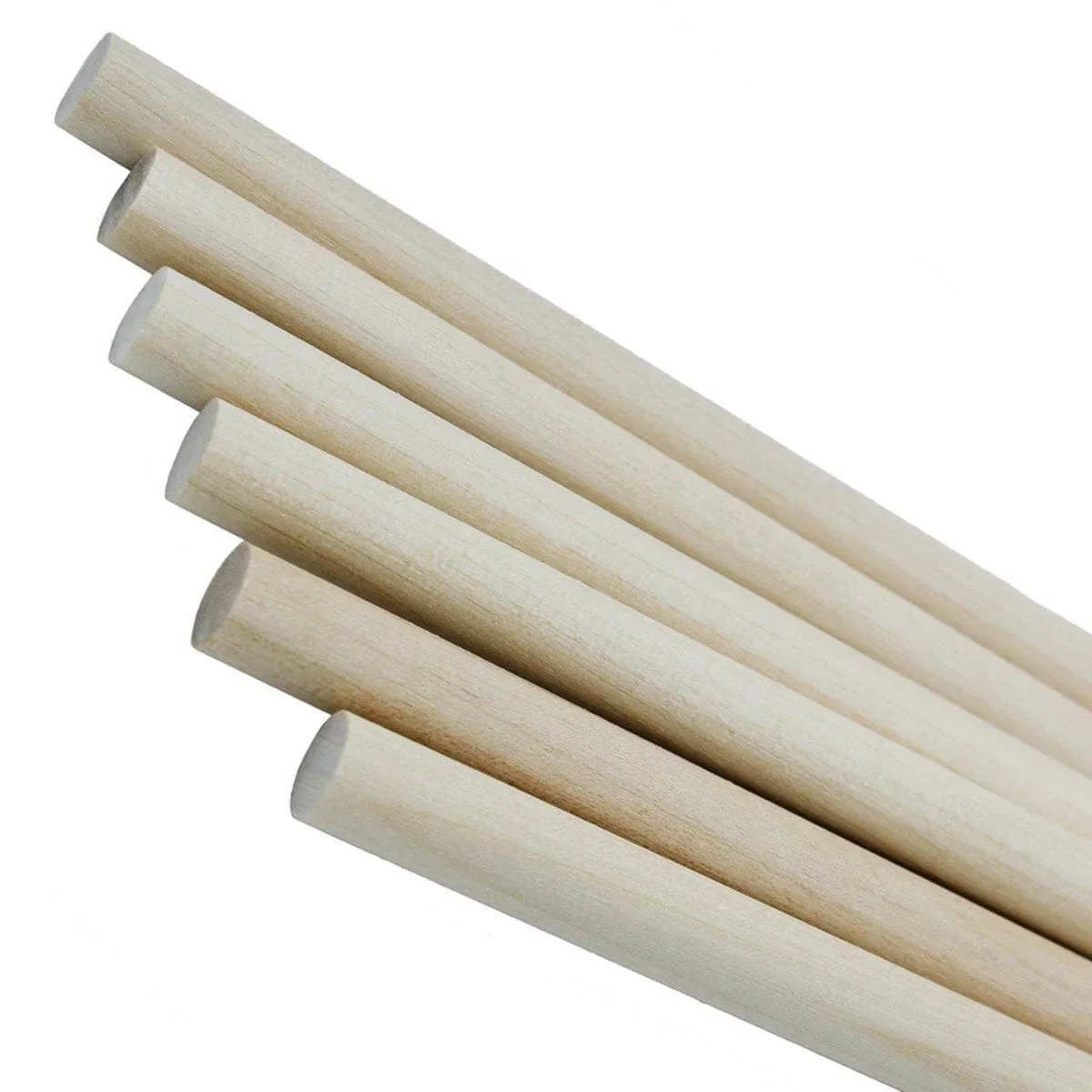 Craft Stick Round 12Inch 6Pcs 8MM Thin - Image 2