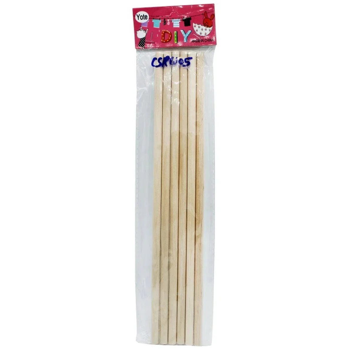 Craft Stick Round 12Inch 6Pcs 8MM Thin - Image 4