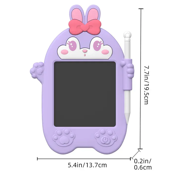 Cute Animal colour writing board LCD Drawing Tablet for kids - Image 5