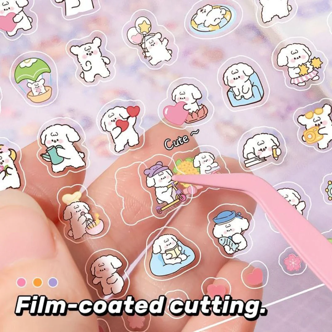 (Pack of 3 books) Cute Mini Kawaii Themed Mini Sticker Books l 1 book contains 24 sheets - Image 7