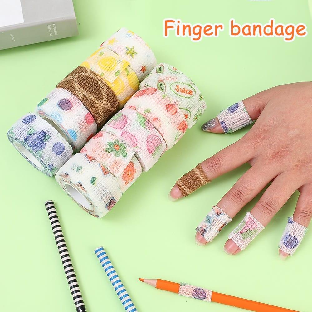 Cute-Printed  Colorful Finger Bandage- Multipurpose l Pack of 1 tape - Image 3