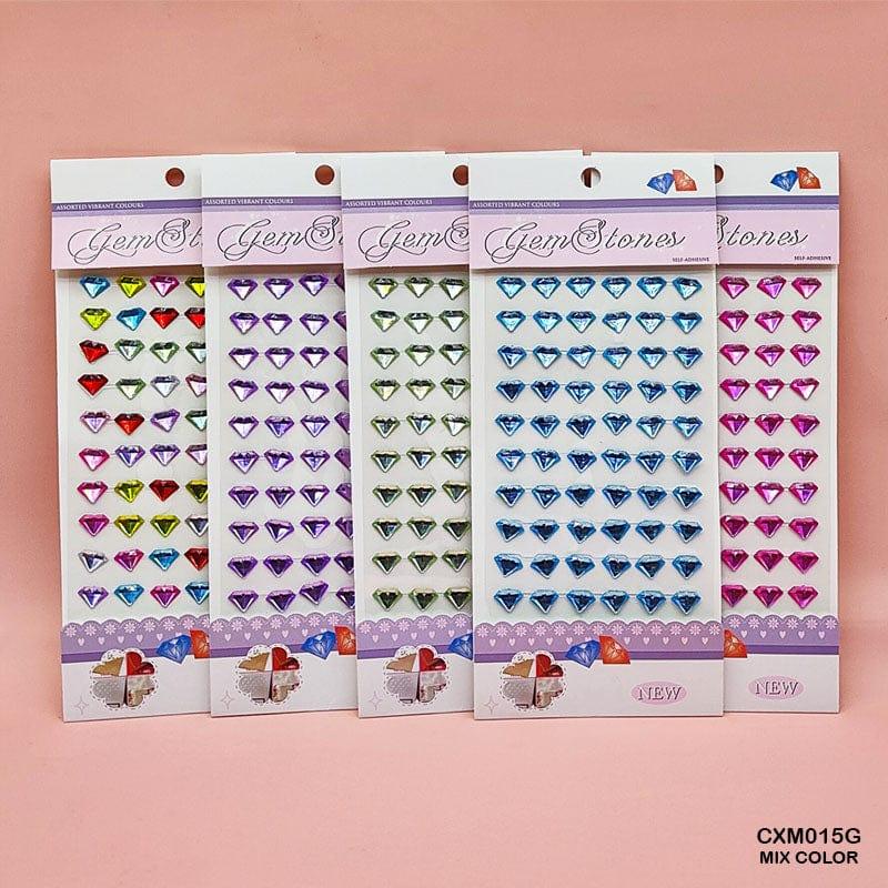 Gem Stones Diamond Shape Sticker      Code  Cxm015G - Image 3