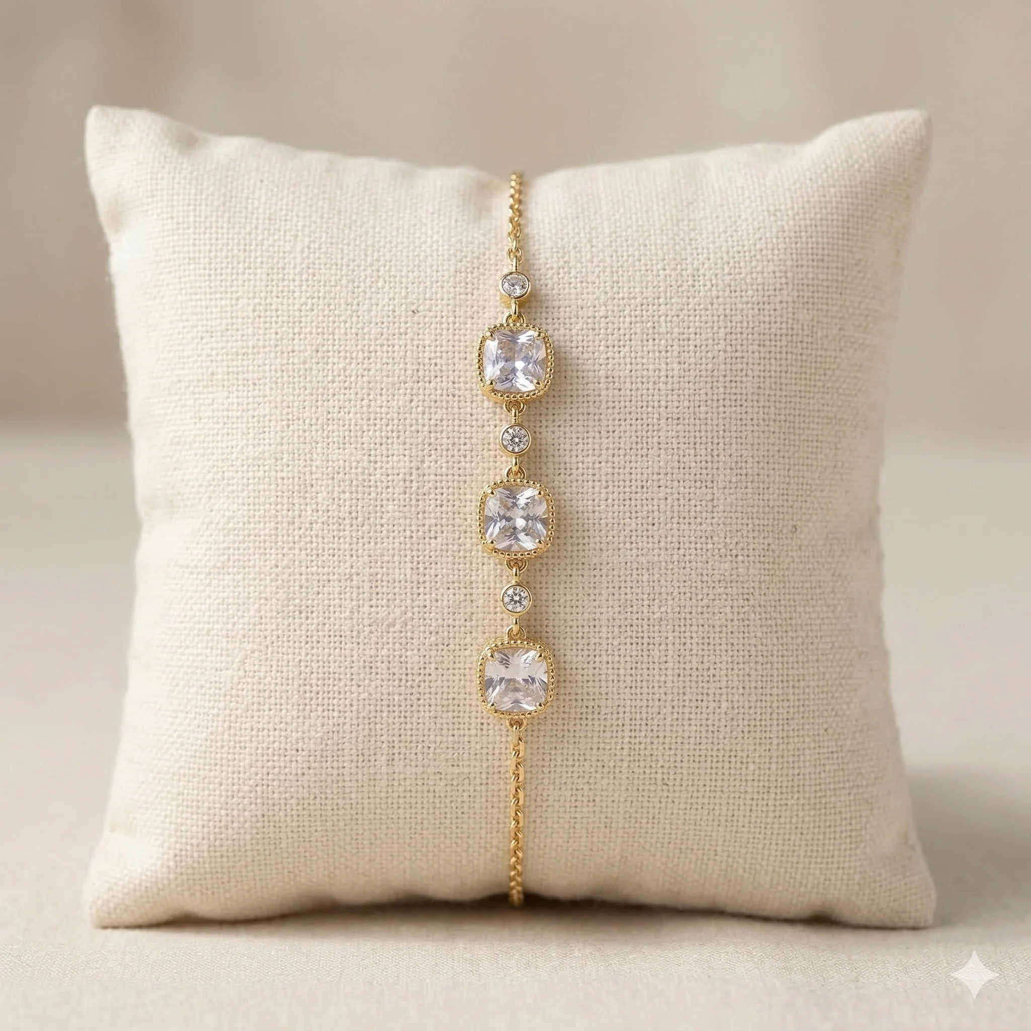 Korean Inspired Golden Tone Dainty Bracelet | Long Lasting Anti-Tarnish Jewellery l Perfect Everyday Jewellery l Pack of 1 - Image 2