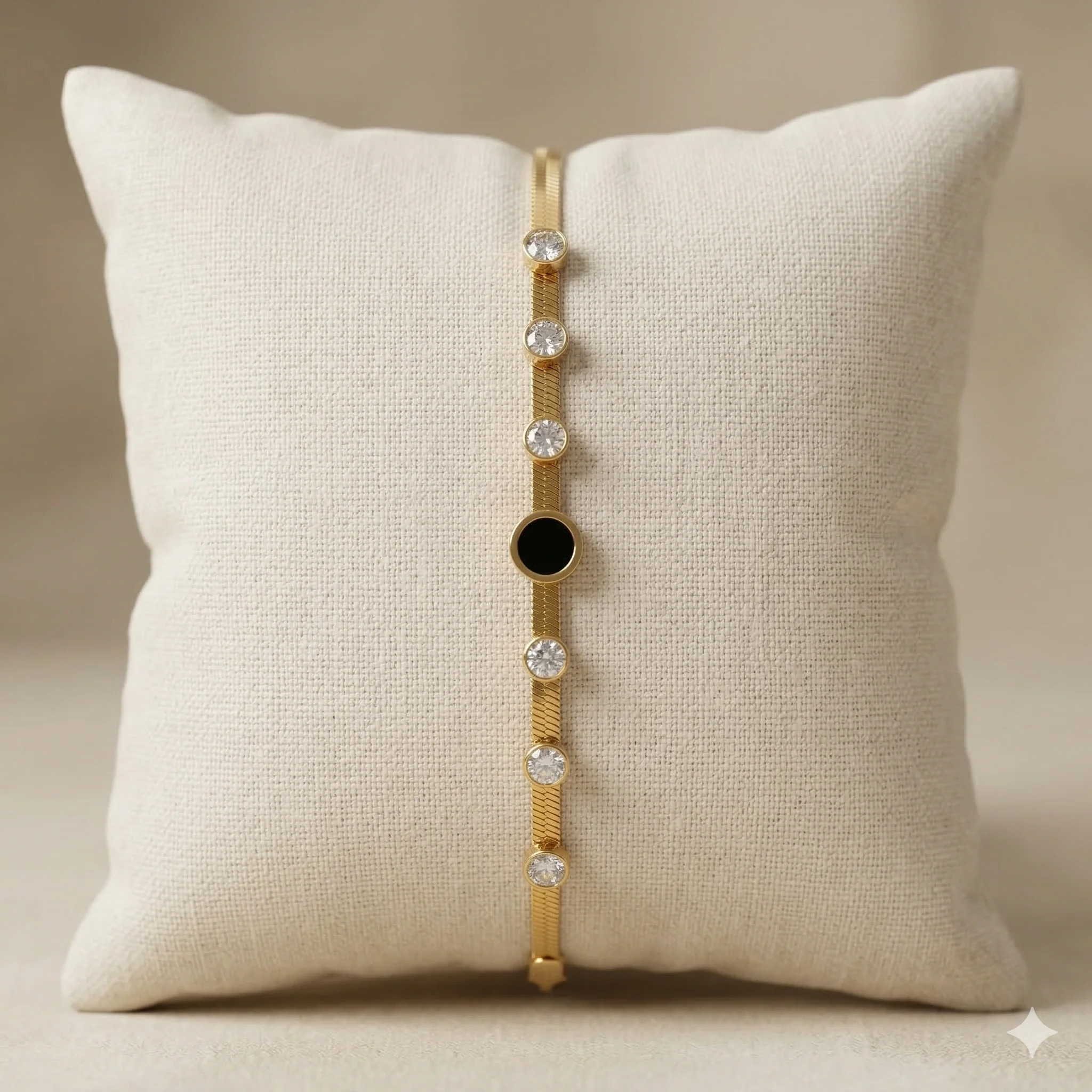 Korean Inspired Golden Tone Dainty Bracelet | Long Lasting Anti-Tarnish Jewellery l Perfect Everyday Jewellery l Pack of 1 - Image 4