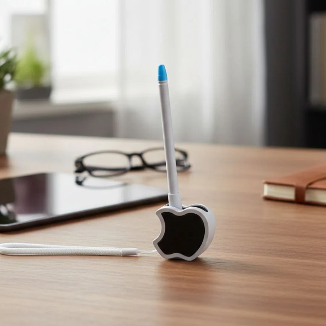 Cute Apple Desk Pen | Single Decorative Pen for Study & Office - Image 7