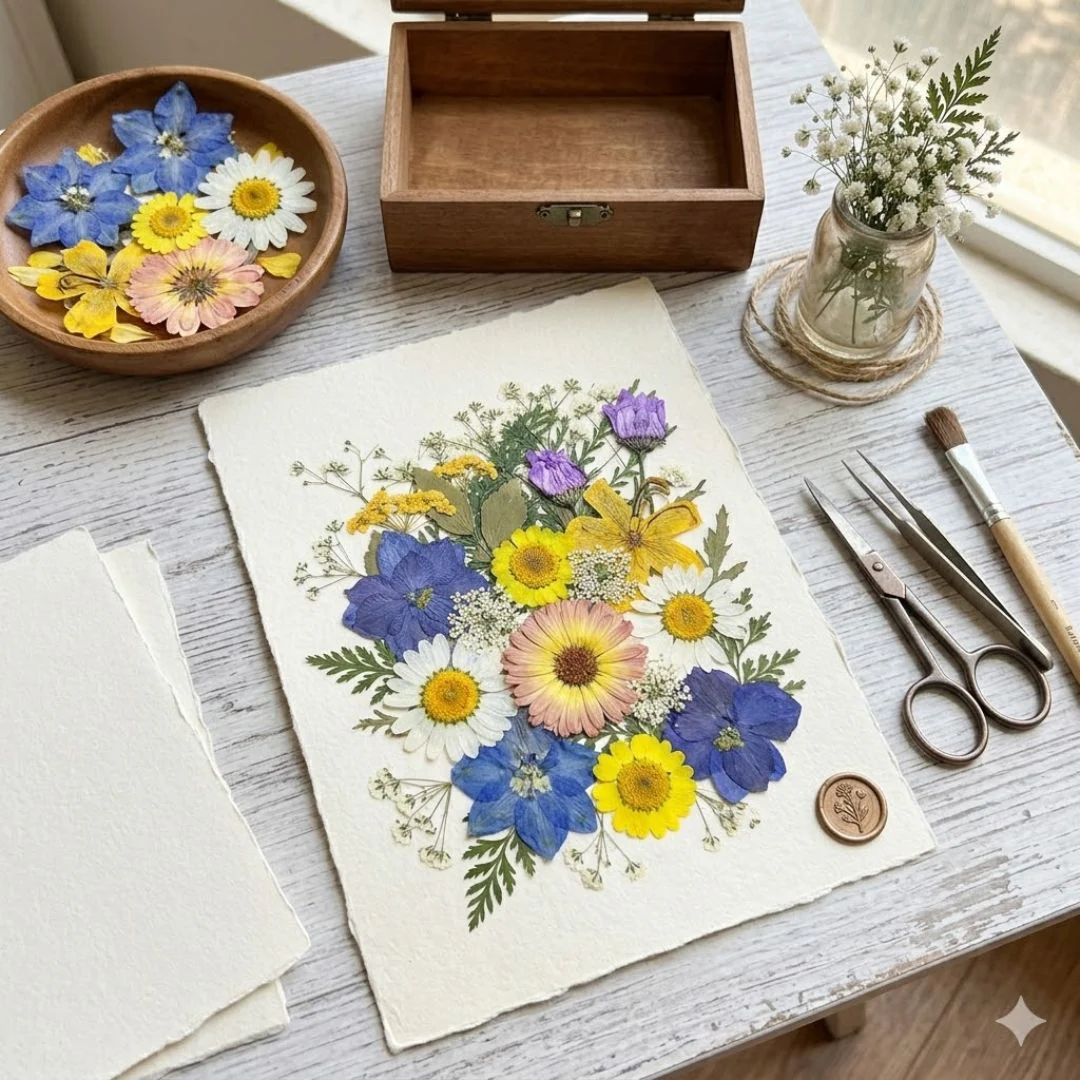 Multi Floral Pressed Pack – Aesthetic DIY Art & Decoration | Pack of 1 - Image 2