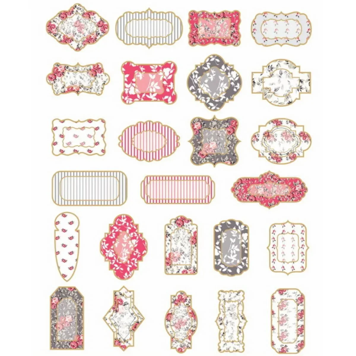 Die Cut & Tags Jags Grey Blooming-2