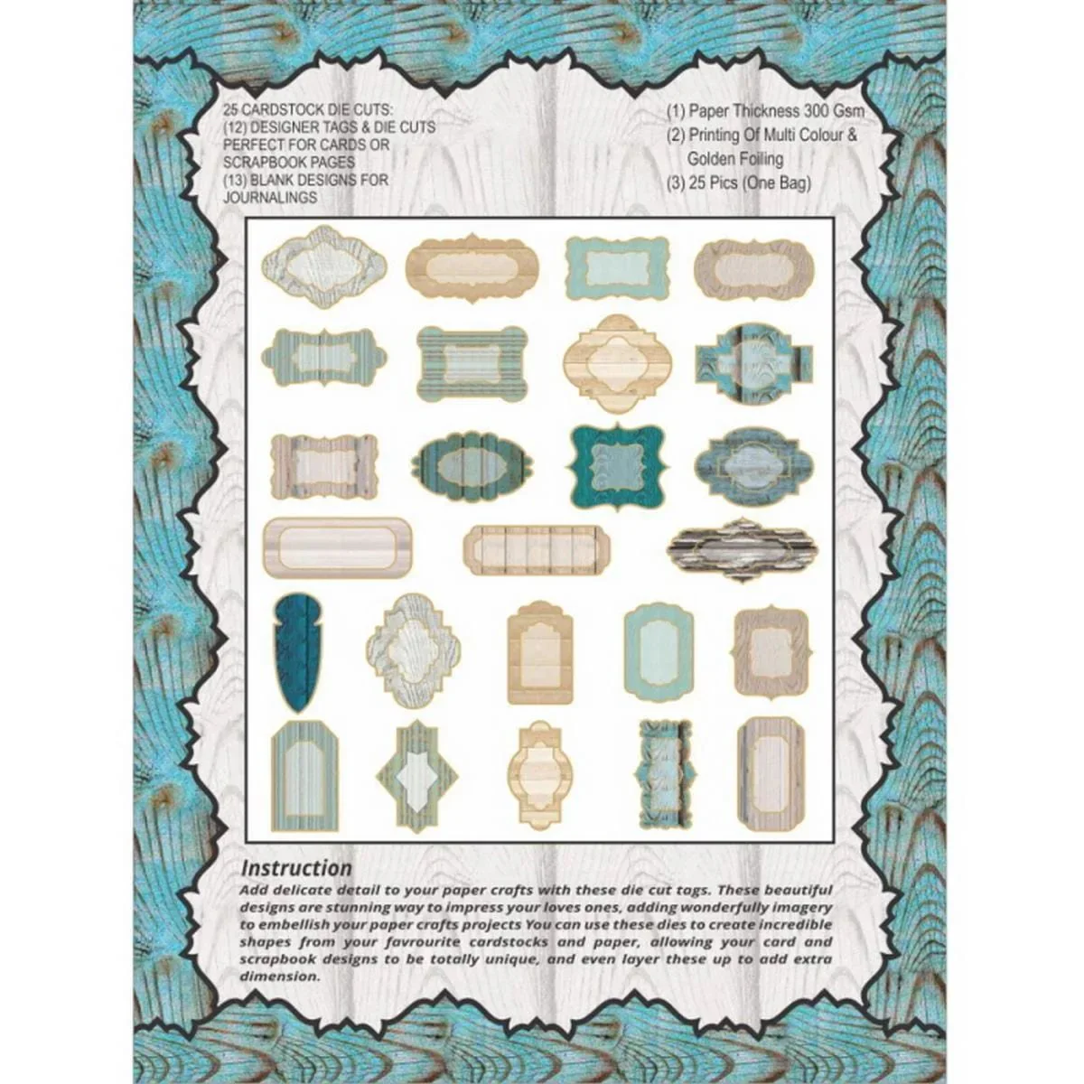 Die Cut & Tags Woods Collection - Image 2