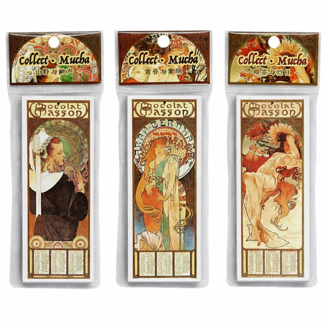 Vintage Mucha Stickers – 30 PCS Aesthetic Journal Pack | Pack of 1 - Image 3