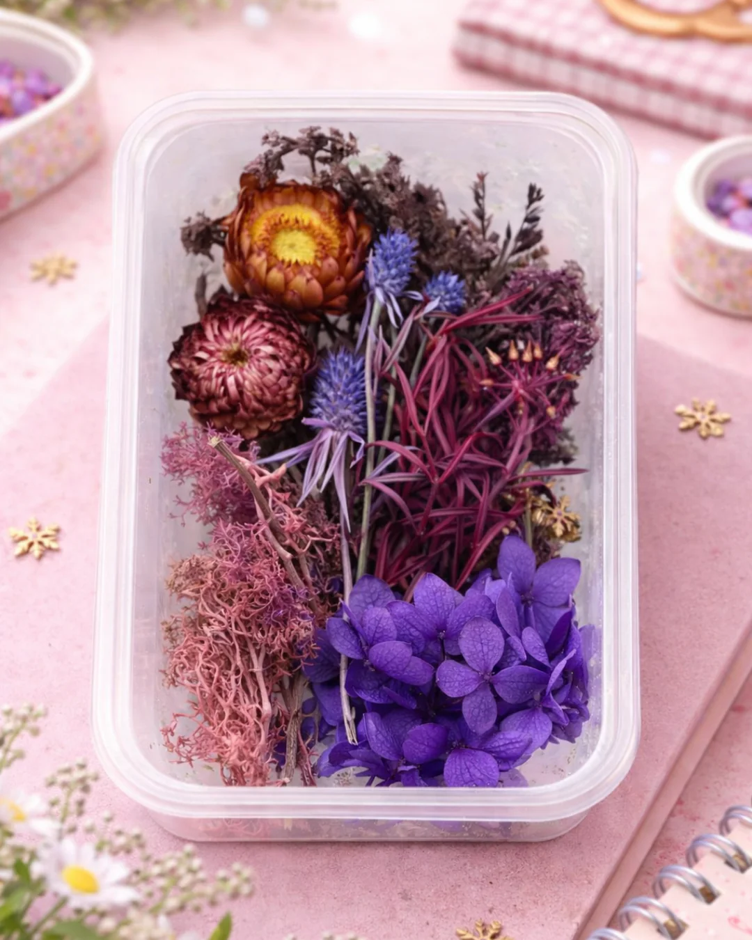 Assorted Dry Flower Box – For Resin, Journaling, Cards & Decor (1 Box) - Image 4