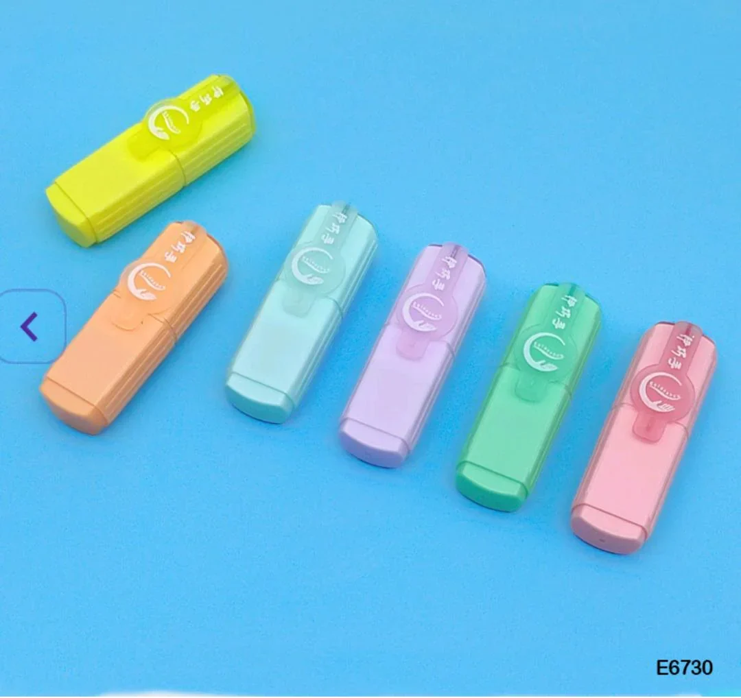 Mini Bottle-Shaped Highlighter Set (6 Colors) - Image 2
