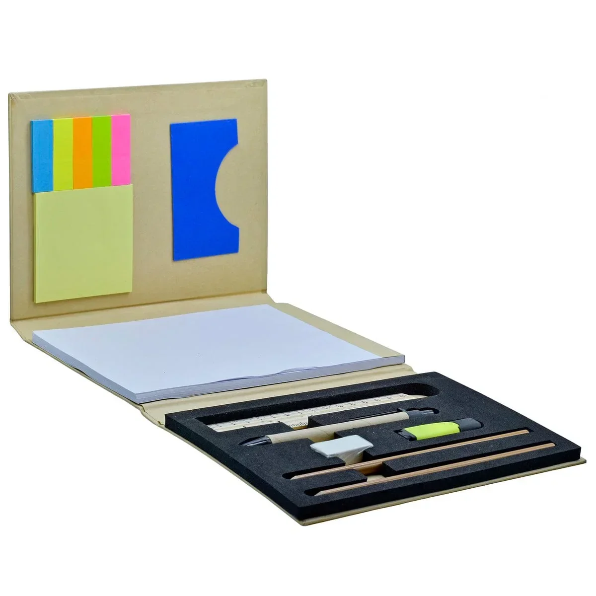 Eco Friendly Three Fold Diary With Elastic M065 - Image 4