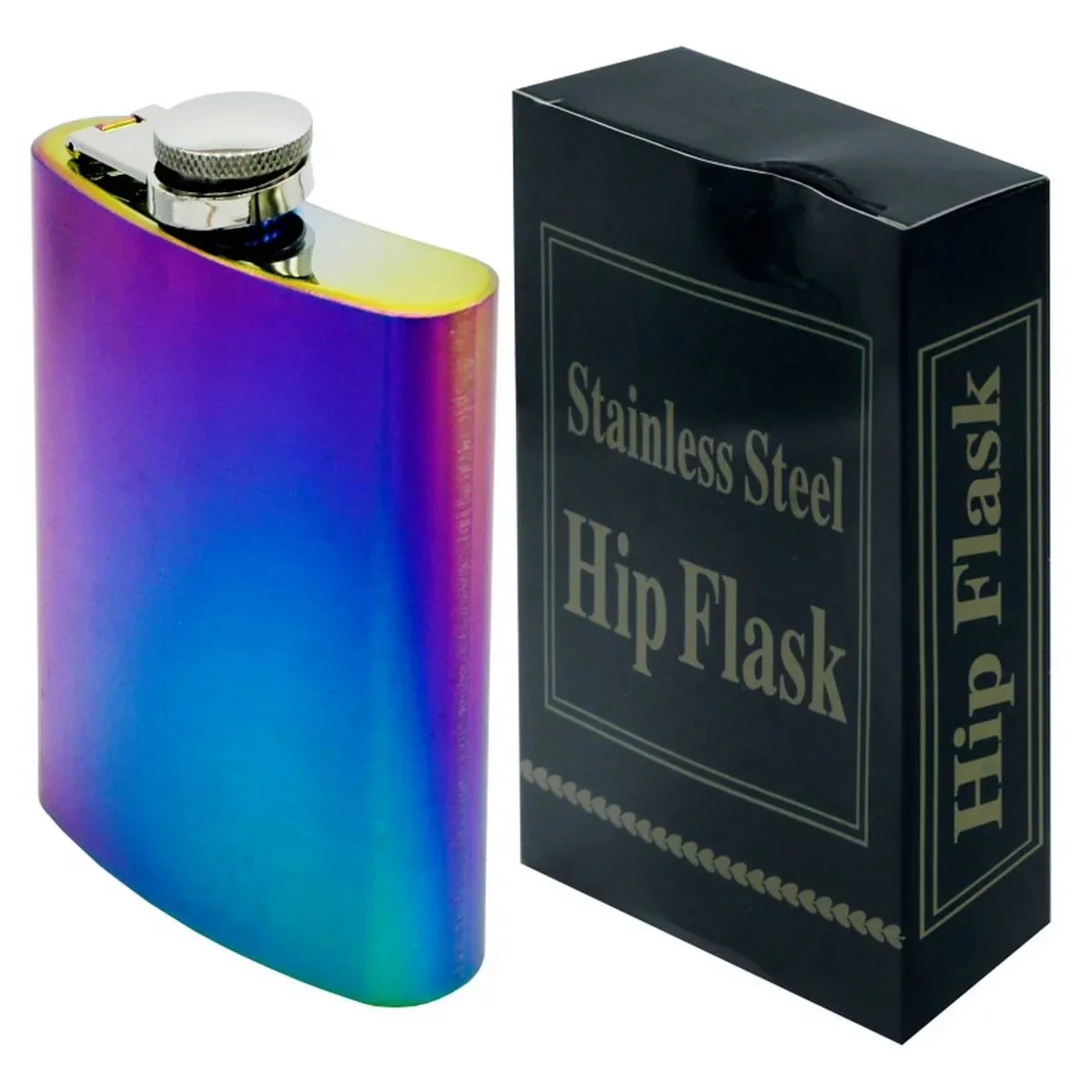 Elegant Wine Bottle Stainless Steel Hip Flask in Colour 70ZMC - The Perfect Accessory for Wine Enthusiasts - Image 4