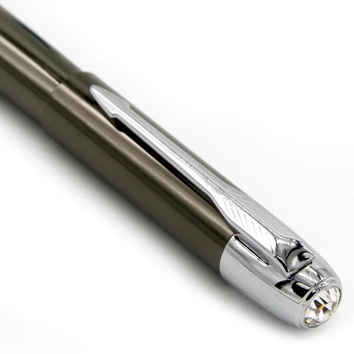 Elevate Your Writing Experience with Roller Pen Black Silver Clip Gun Mate 6893RPSC - Image 4
