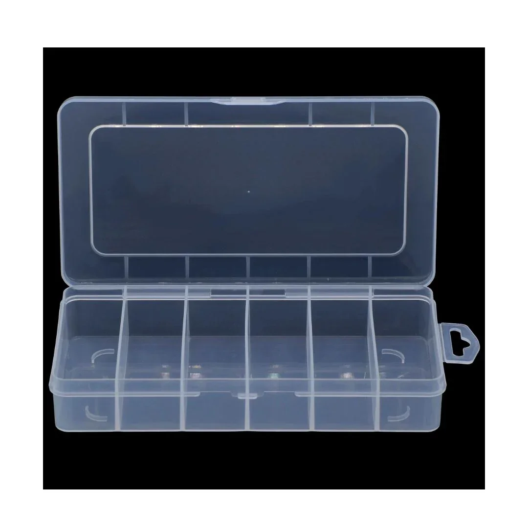 Transparent Plastic Storage Box – Small Organizer Case | - Image 2