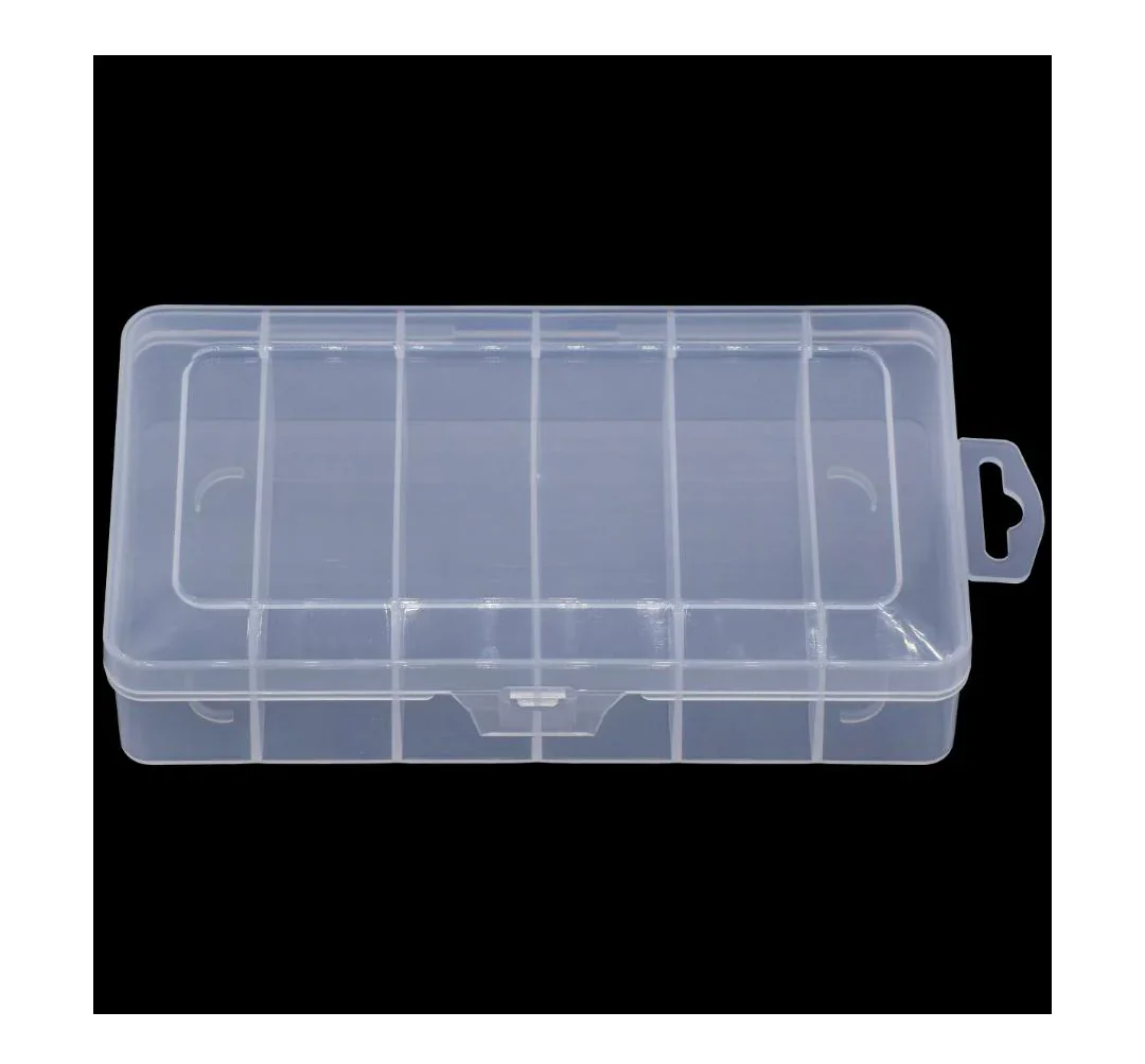 Transparent Plastic Storage Box – Small Organizer Case | - Image 3