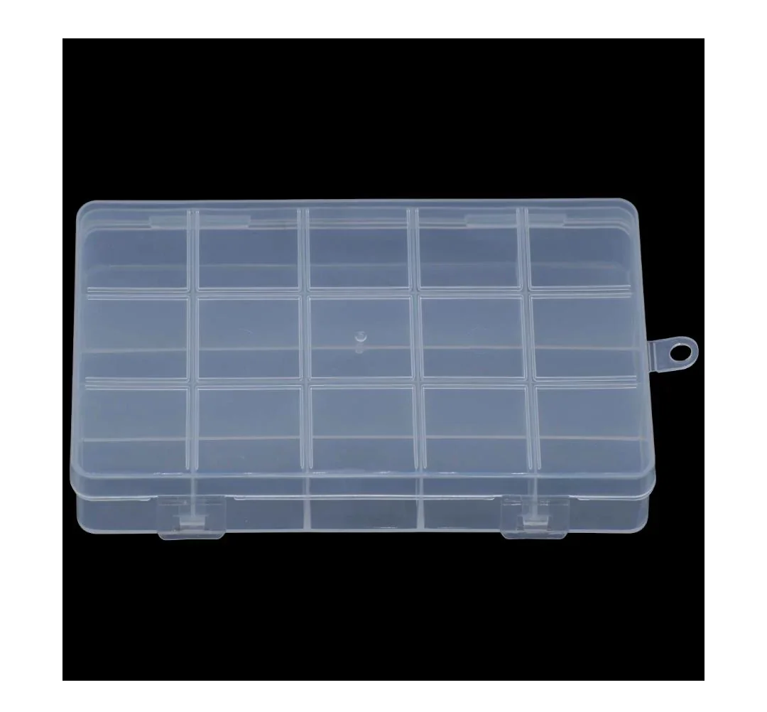 Empty Plastic Storage Box – Grid Design | JB962-H - Image 5