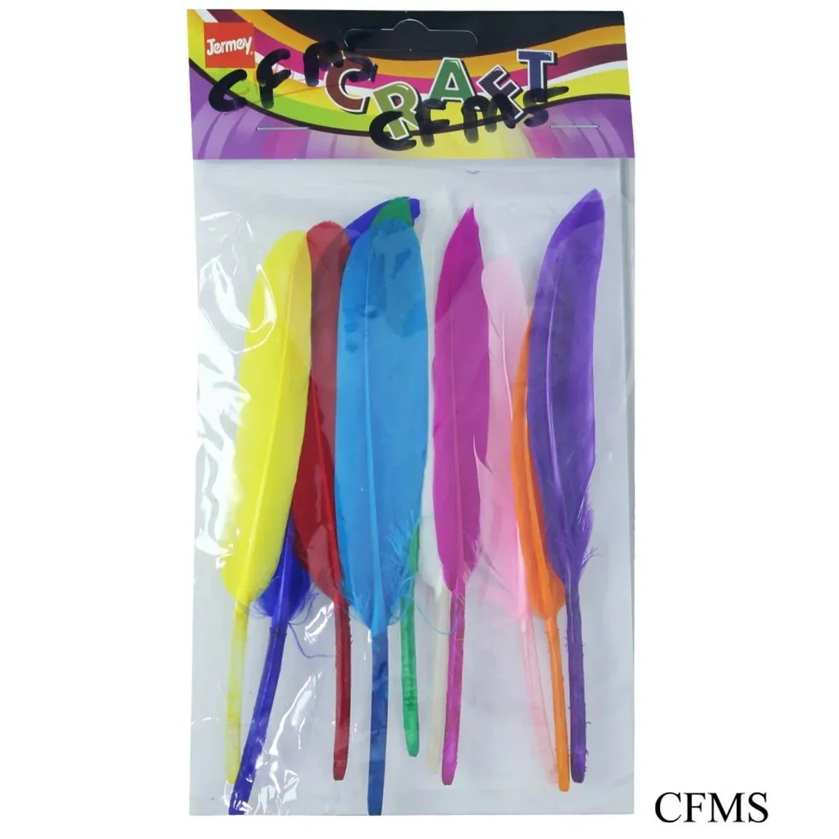 Feather Artificial Small Multi 10pcs CFMS