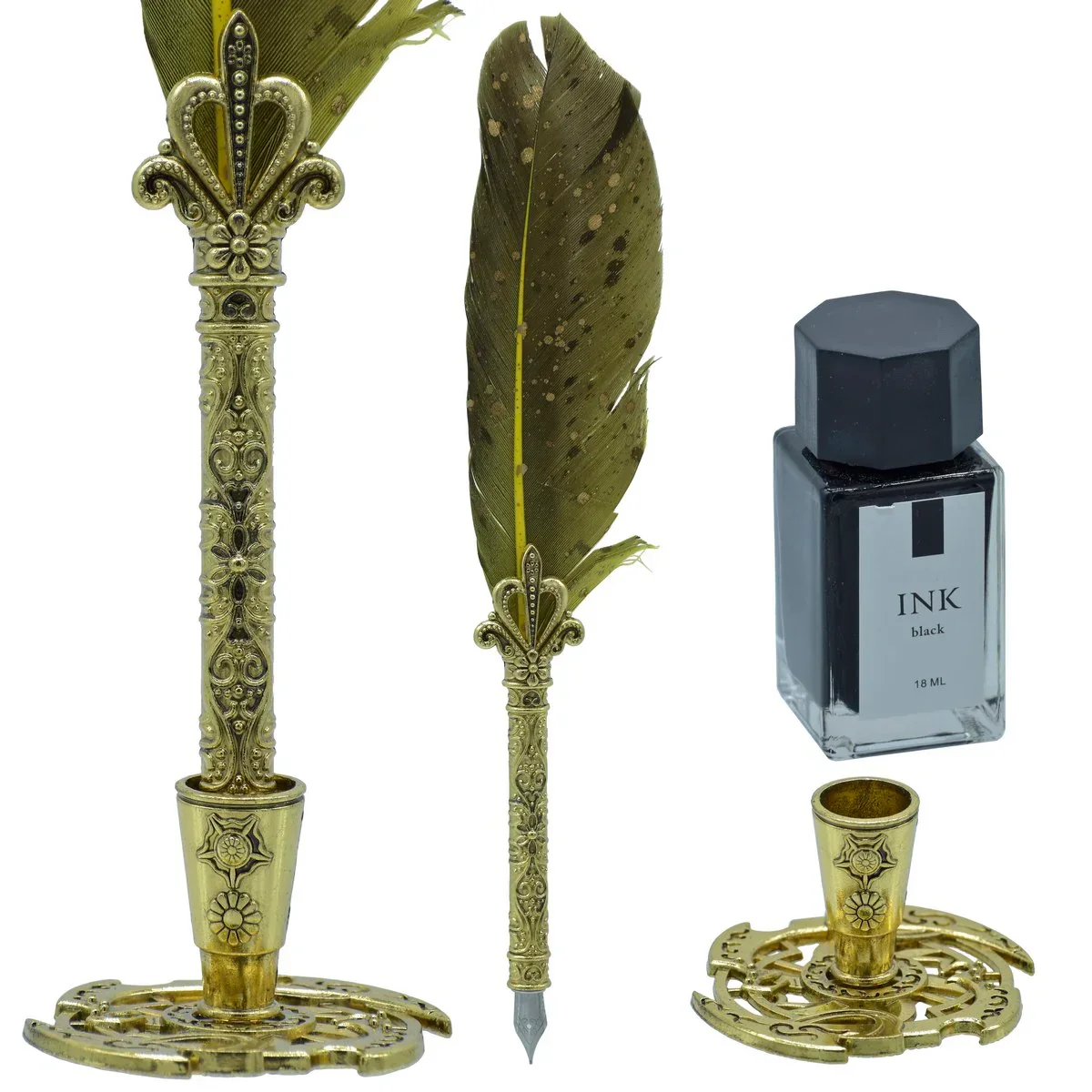 Feather Fountain Pen Gift Box Set - Image 4