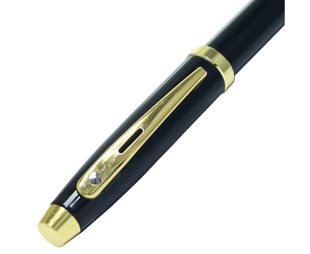 Fountain Pen Black Golden Clip – 301FPBKGC - Image 2