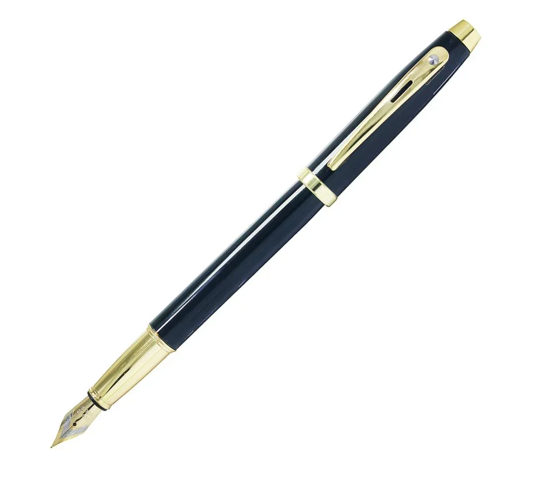 Fountain Pen Black Golden Clip – 301FPBKGC - Image 4
