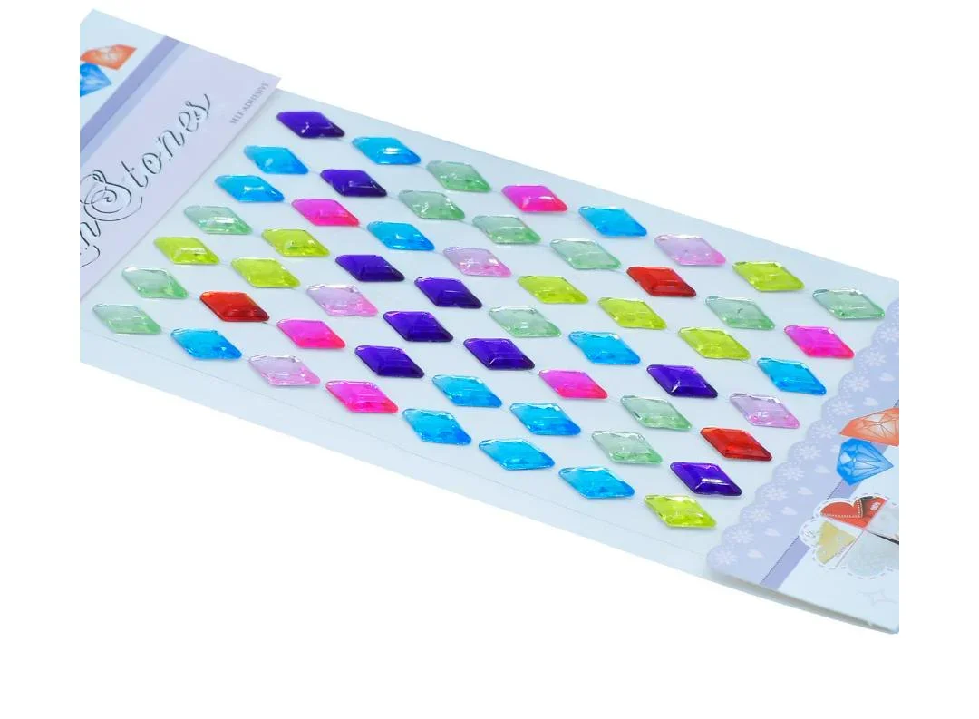 Gem Stones Sticker Rhombus Multicolour - CXM-015-F - Image 2