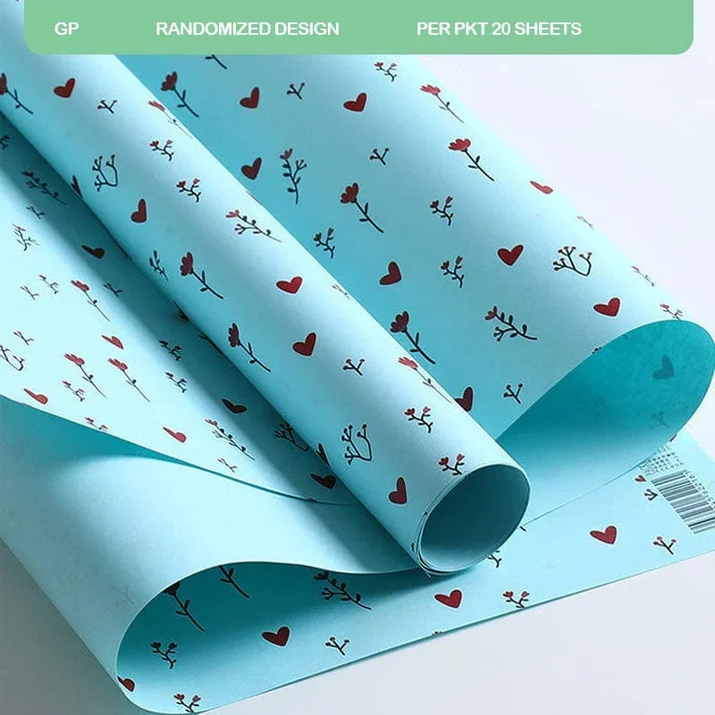 Eno greeting Gift Paper l  Pack of 20 sheets - Image 3