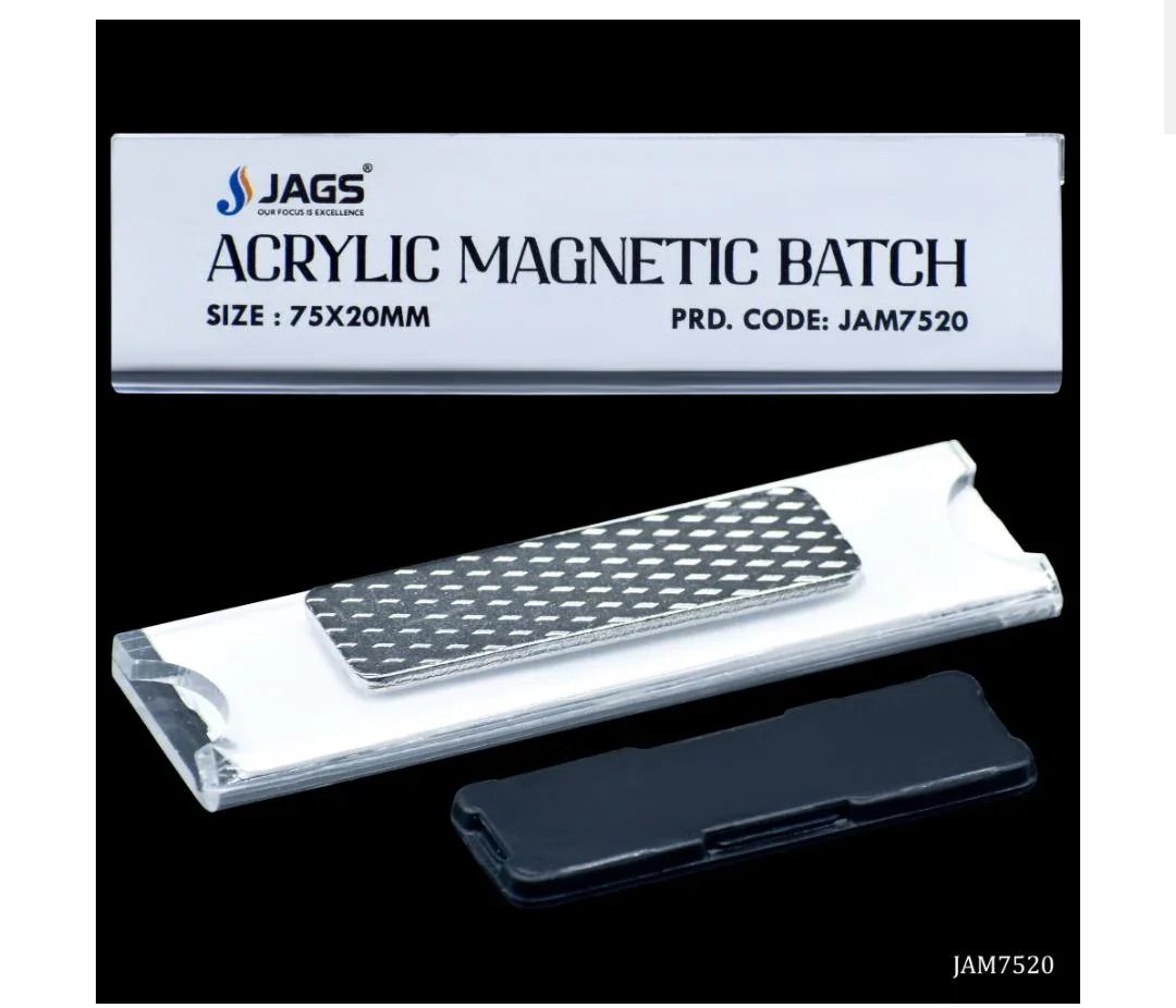 Jags Acrylic Magnetic Badge – 75x20MM - Image 3