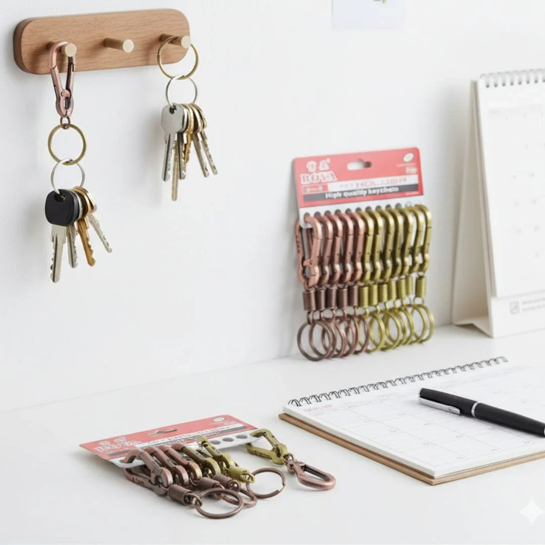Vintage Metal Hook Keychain ( 1 pcs) - Image 3
