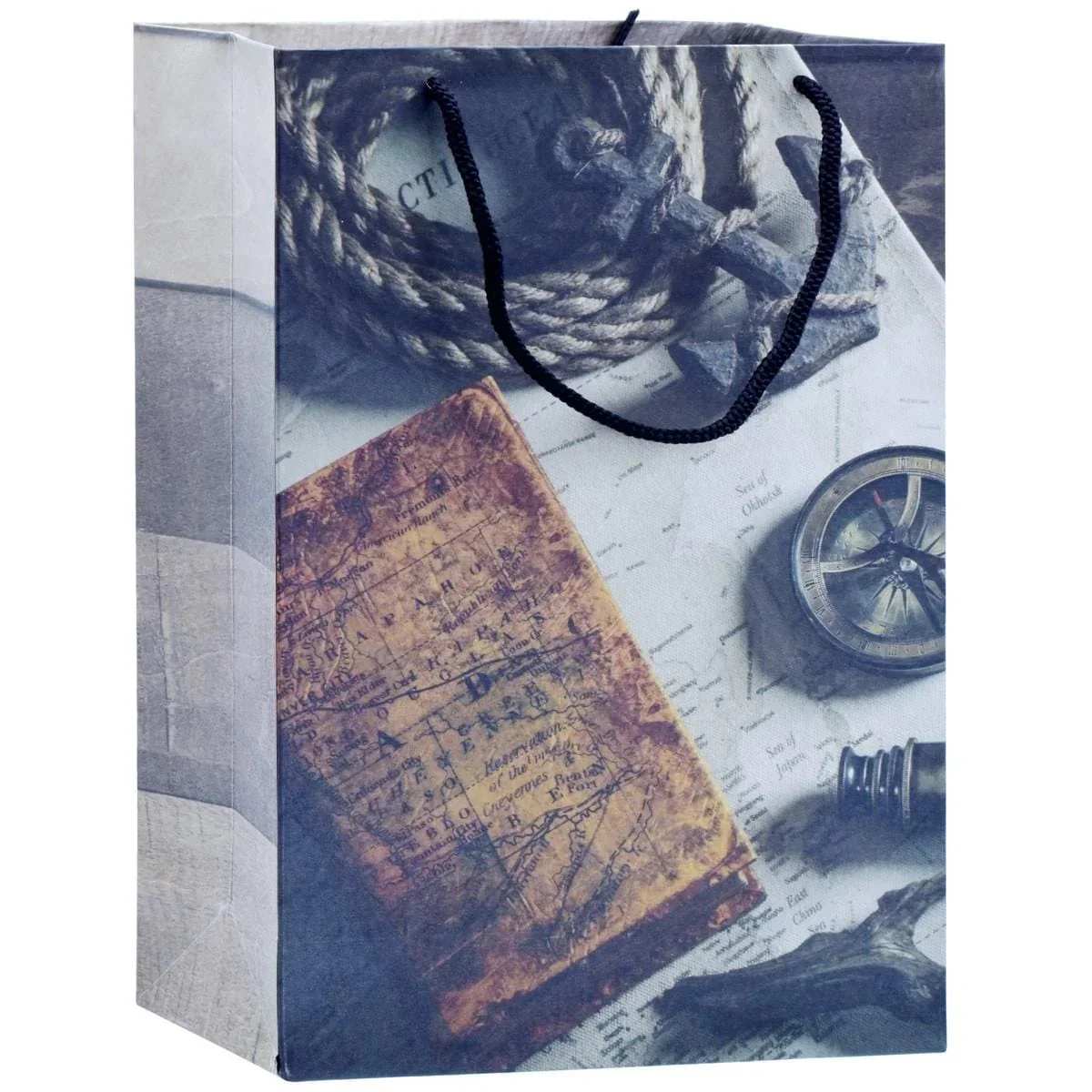 Jags Paper Bag Medium Nautical Instruments A4 JPBM01 Pack of 12 Pcs - Image 3